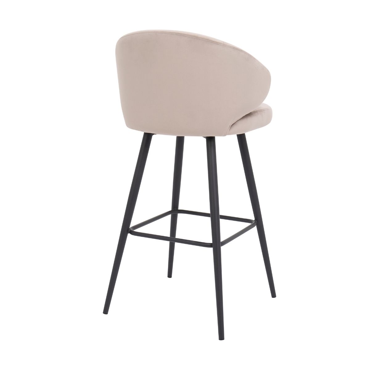 DL FLORENTINA Beige elegant Upholstered indoor bar stool